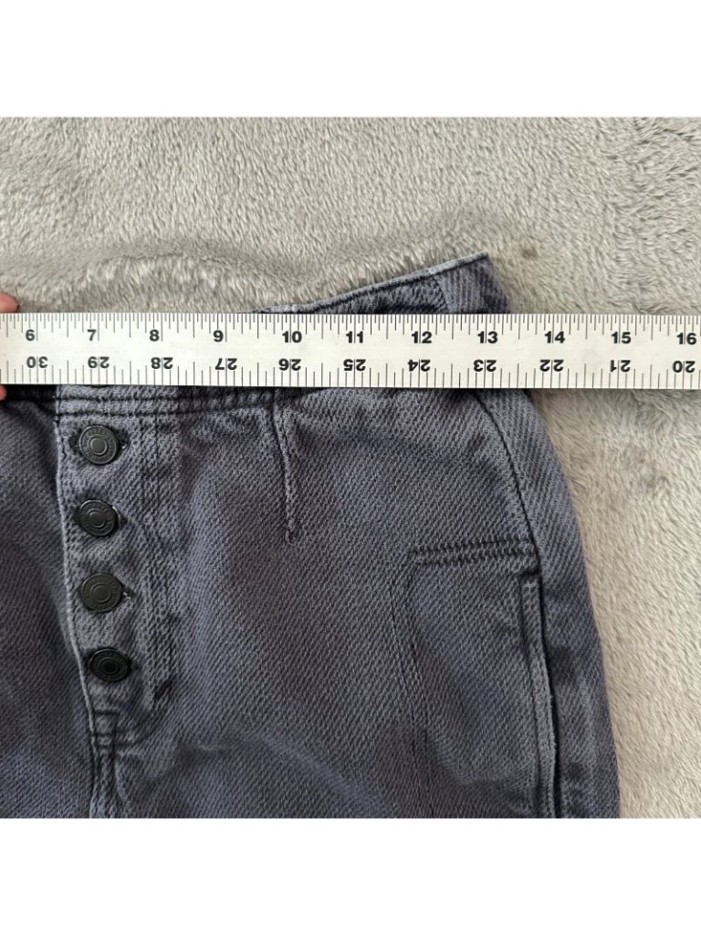 We The Free People Osaka Mid Rise Barrel Leg Pants 24 00 Gray Trousers - Picture 6 of 9